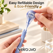 velraovo™ Pastel Pen-Style Correction Tape Set - 5 Pack Cute White Out Tape Dispensers, Tear-Resistant Smooth Apply Film Tape for School Supplies, Journaling & Office Desk Accessories